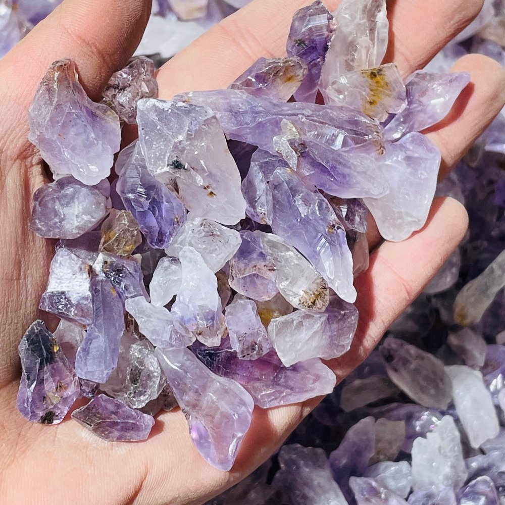 Mini Raw Super7 Amethyst Cacoxenite Crystal Wholesale -Wholesale Crystals