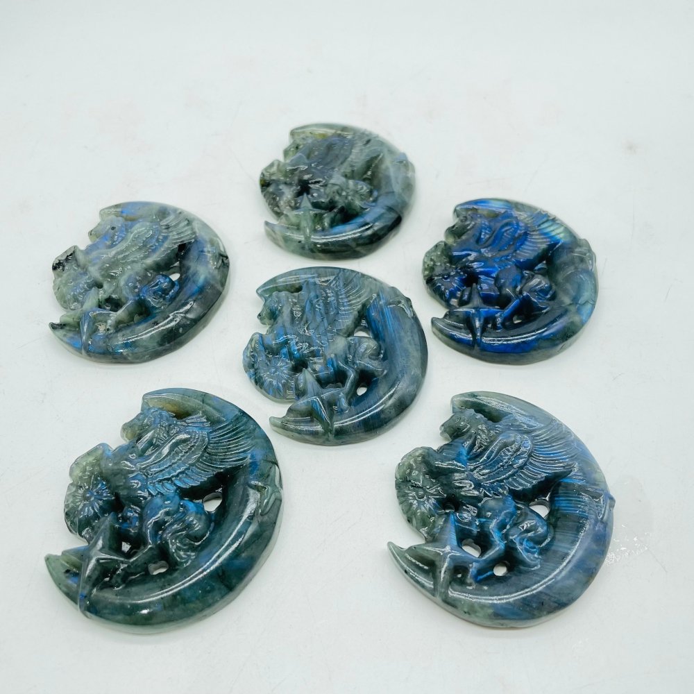 Moon Unicorn Labradorite Stone Carving Wholesale -Wholesale Crystals
