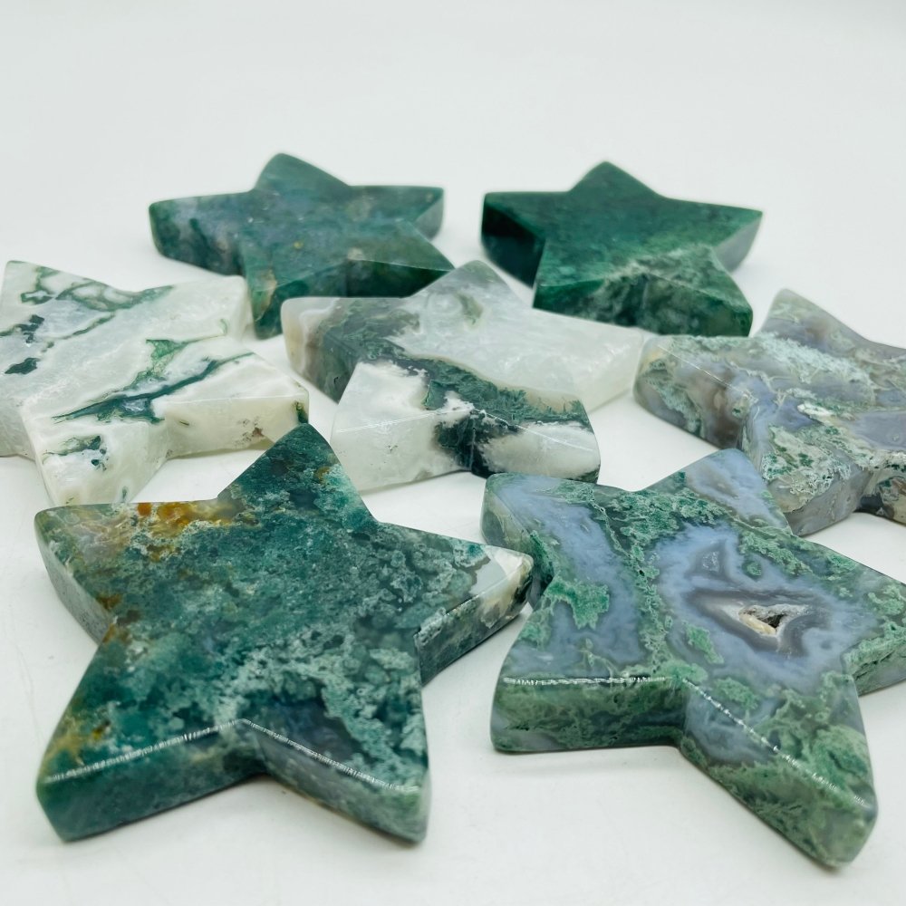 Moss Agate Star Wholesale -Wholesale Crystals
