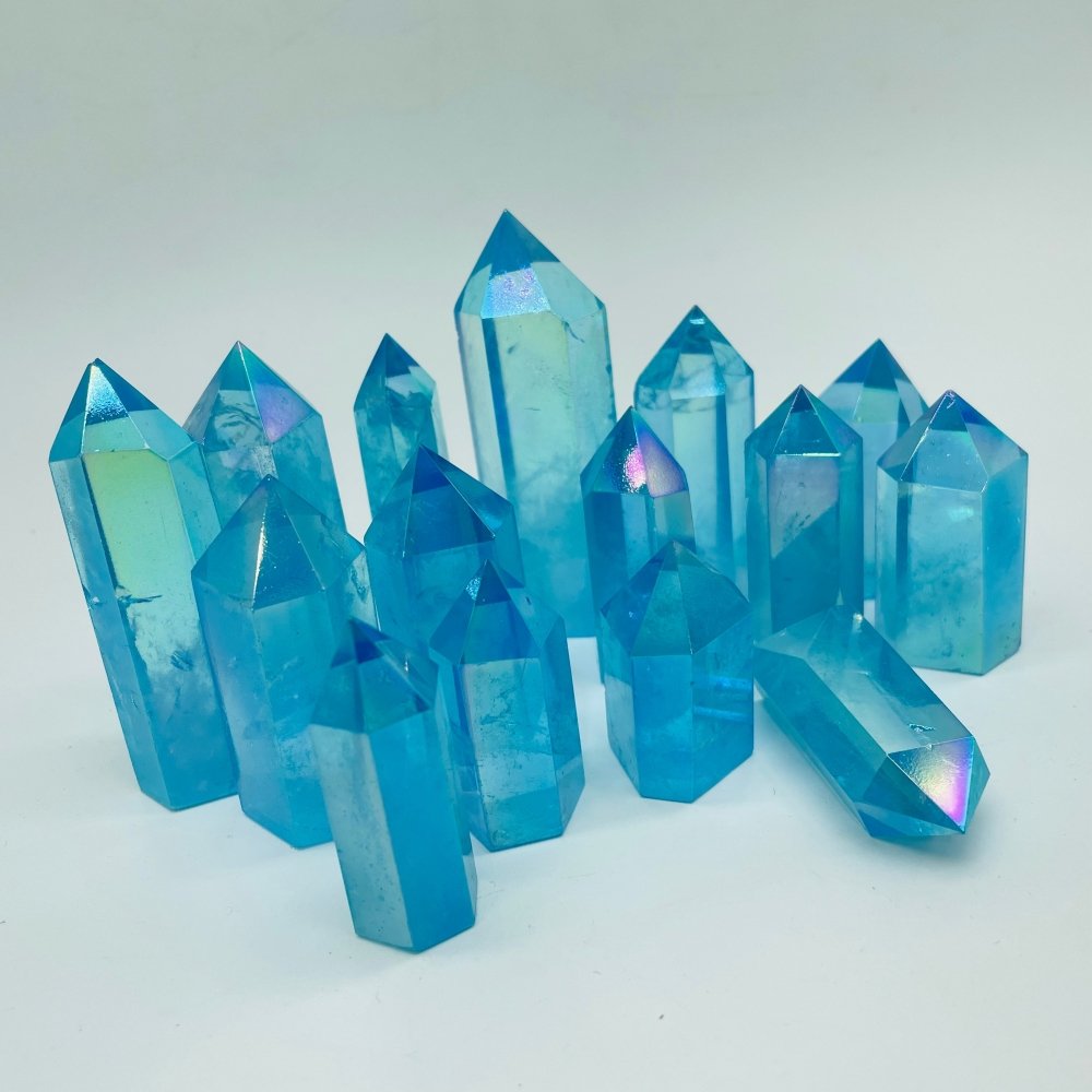 Natural Blue Aura Crystals Points -Wholesale Crystals