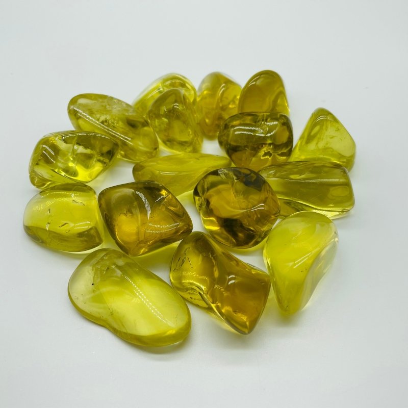 Natural High Quality Clear Citrine Tumbled Wholesale -Wholesale Crystals