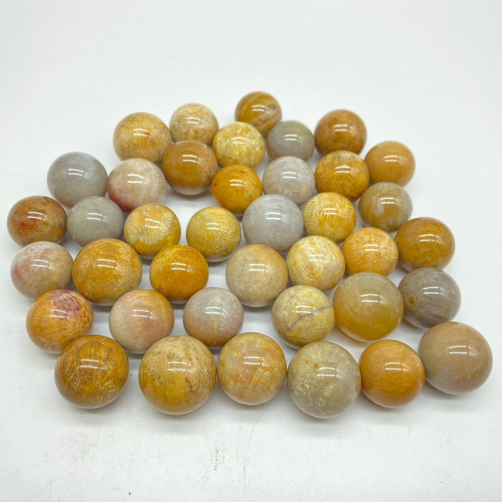 Natural Jade Coral Sphere Ball Wholesale -Wholesale Crystals