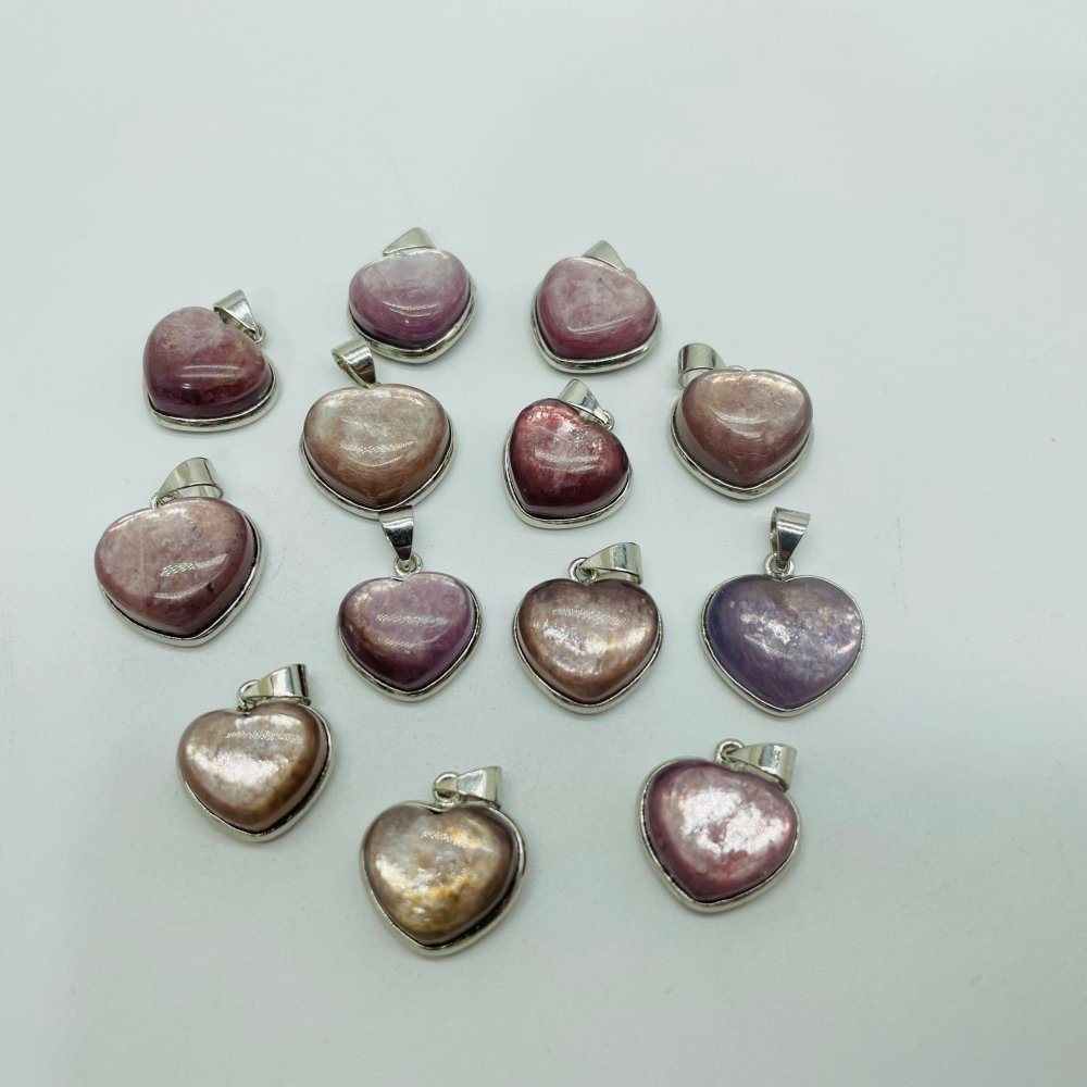 Natural Lepidolite Pendant Charm Wholesale -Wholesale Crystals