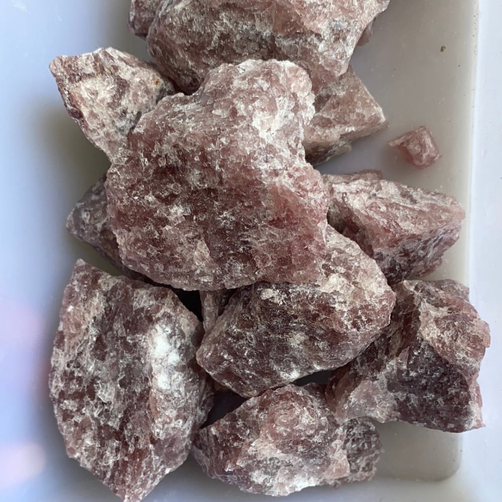 Natural Raw Strawberry Quartz 2.2lb(1kg) Wholesale -Wholesale Crystals