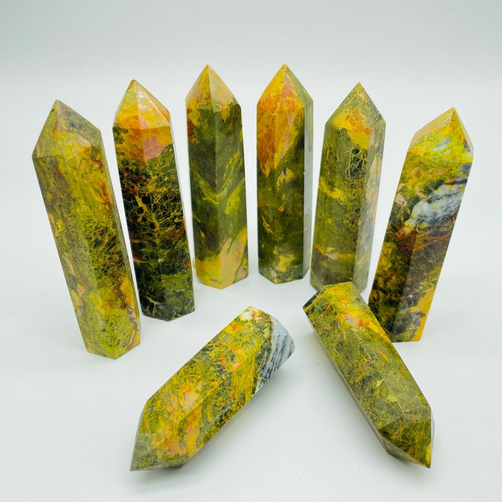 Natural Realgar Stone Points Wholesale -Wholesale Crystals