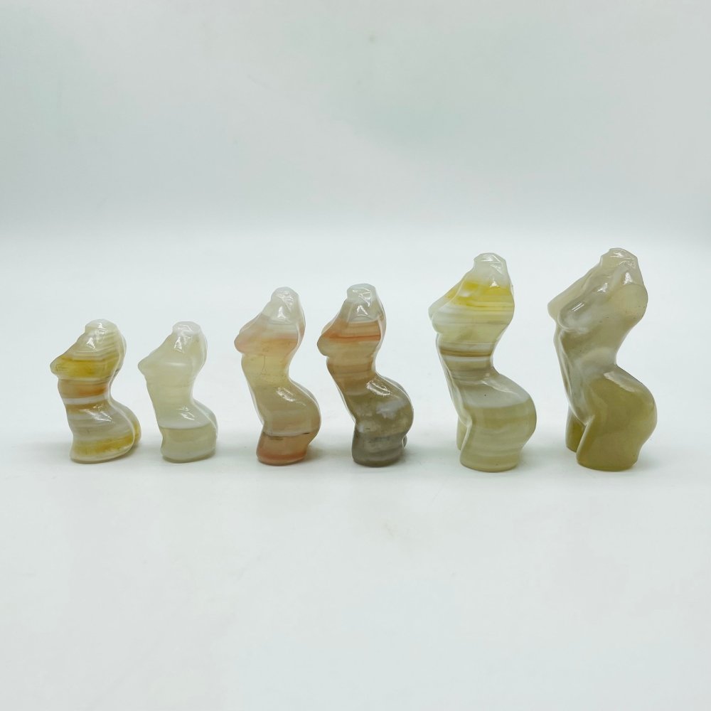Natural Stripe Agate Goddess Carving Wholesale -Wholesale Crystals