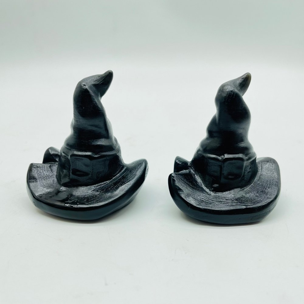Obsidian Wizard Hat Carving Wholesale -Wholesale Crystals