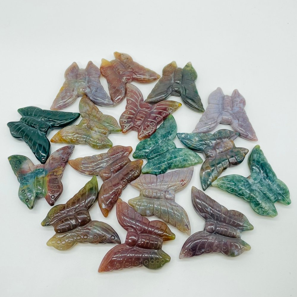 Ocean Jasper Butterfly Carving Animal Wholesale -Wholesale Crystals