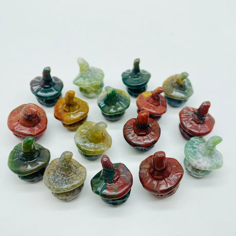 Ocean Jasper Pumpkin Wizard Carving Wholesale -Wholesale Crystals