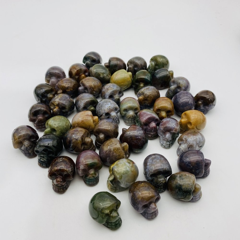 Ocean jasper skull wholesale -Wholesale Crystals