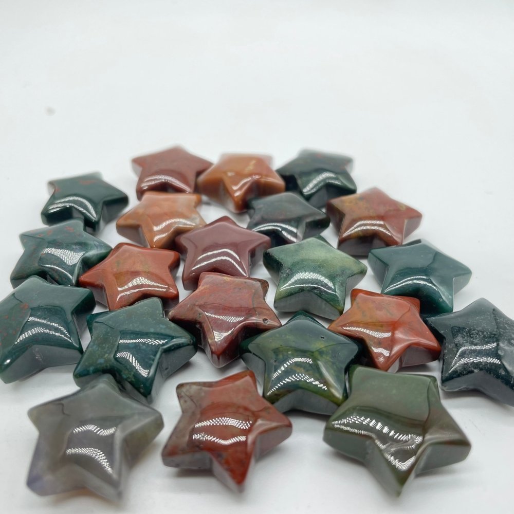 Ocean Jasper Star 0.8in(2cm) Wholesale -Wholesale Crystals