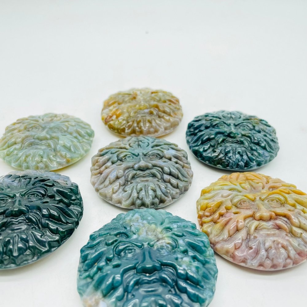 Ocean Jasper Treebeard Carving Crystal Wholesale -Wholesale Crystals