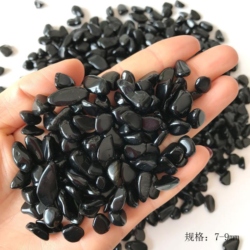 Black Obsidian Gravel Chips -Wholesale Crystals