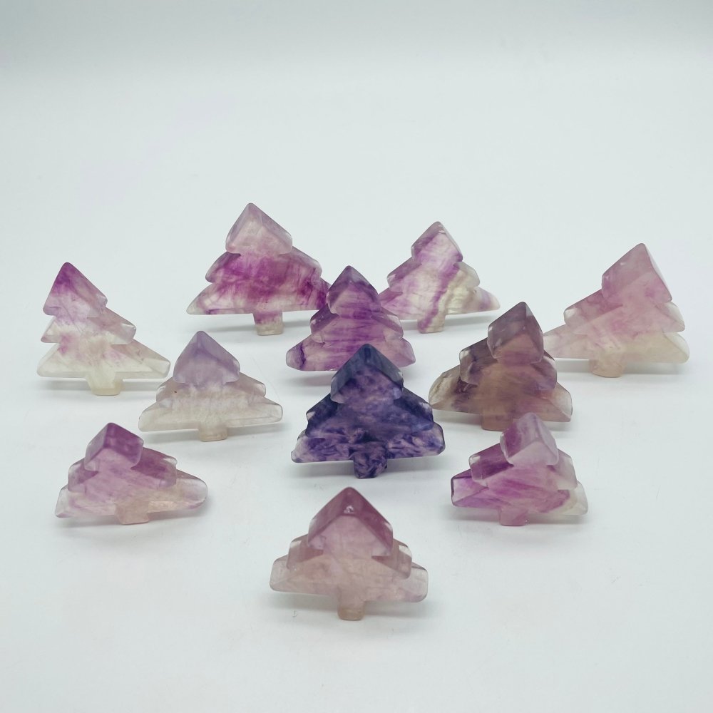 Purple Fluorite Pine Tree Christmas Tree Wholesale -Wholesale Crystals