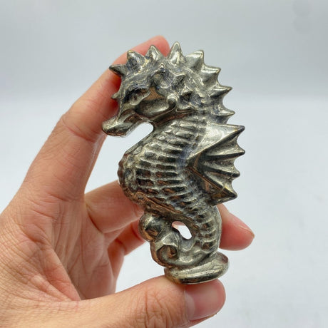 Pyrite Seahorse Carving Wholesale -Wholesale Crystals
