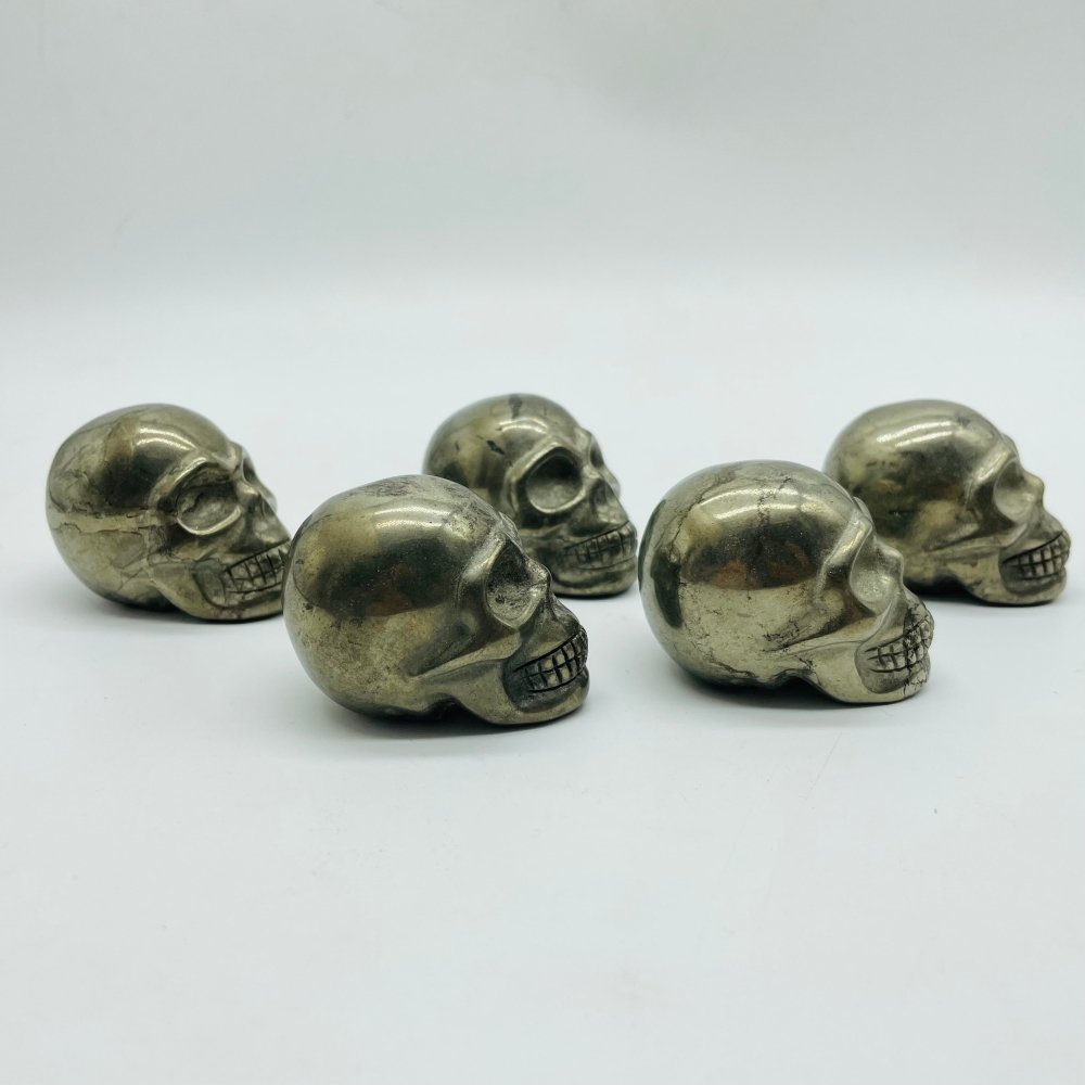 Pyrite Skull Carving Wholesale -Wholesale Crystals