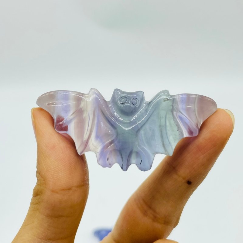 Rainbow Fluorite Bat Carving Wholesale -Wholesale Crystals