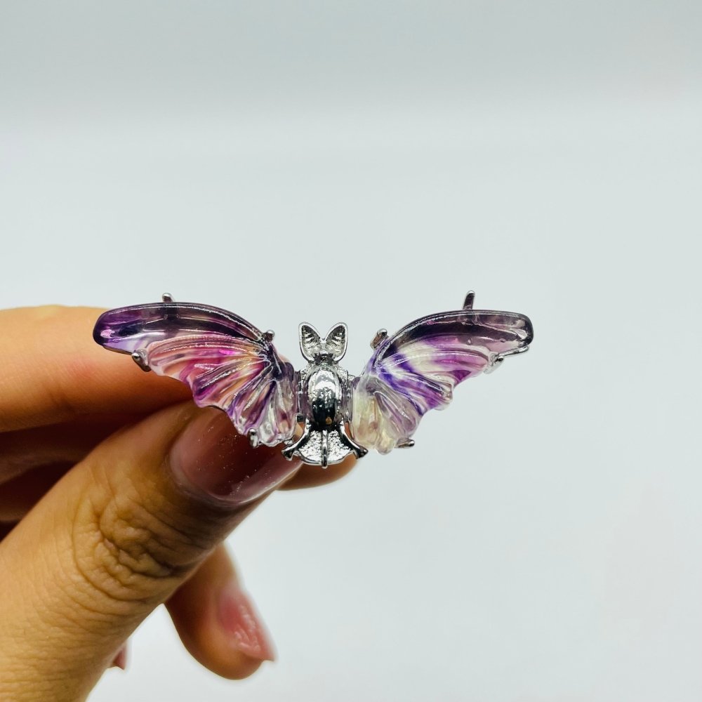 Rainbow Fluorite Bat Ring Wholesale -Wholesale Crystals