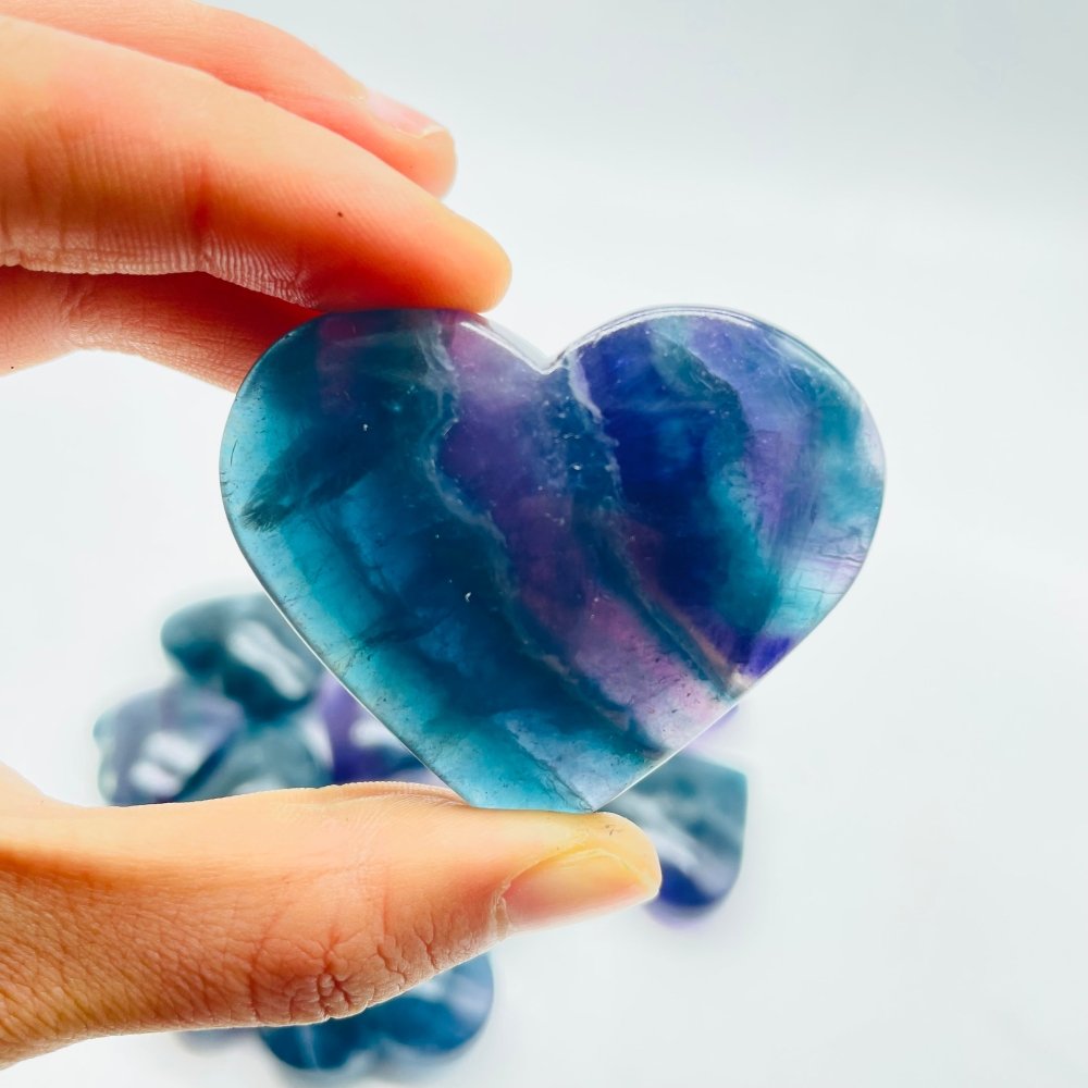Rainbow Fluorite Heart Wholesale -Wholesale Crystals