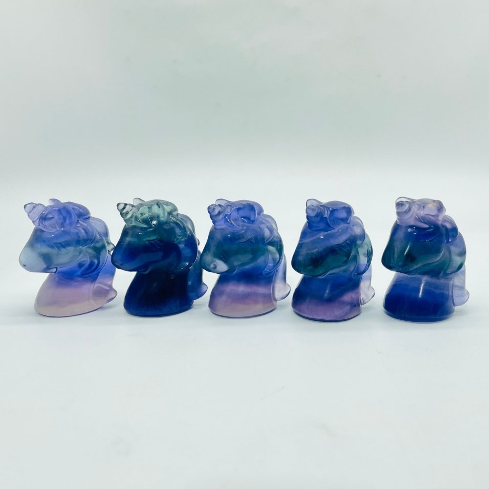 Rainbow Fluorite Unicorn Carving Wholesale -Wholesale Crystals