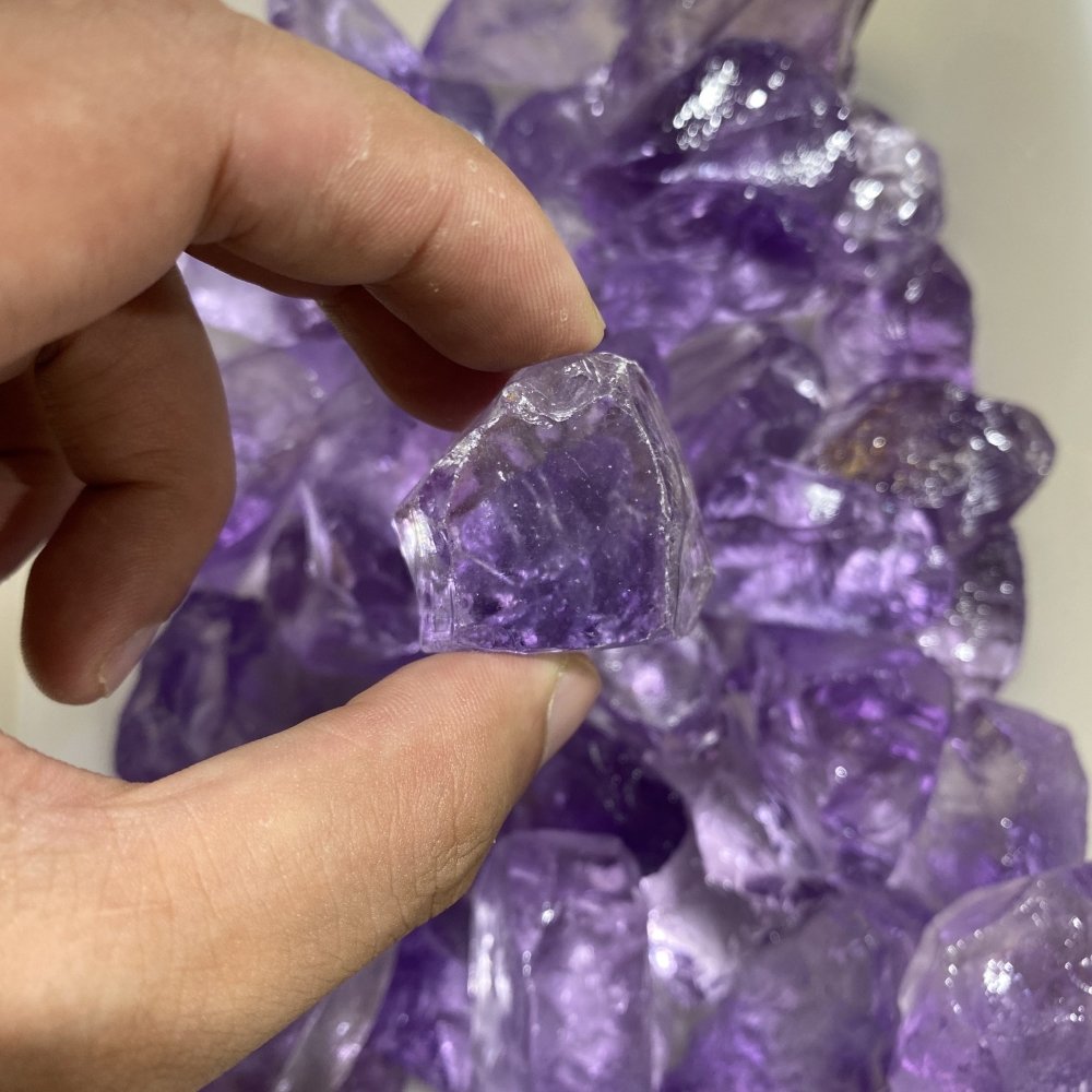 Rare lavender amethyst from Brazil super clear top quality -Wholesale Crystals