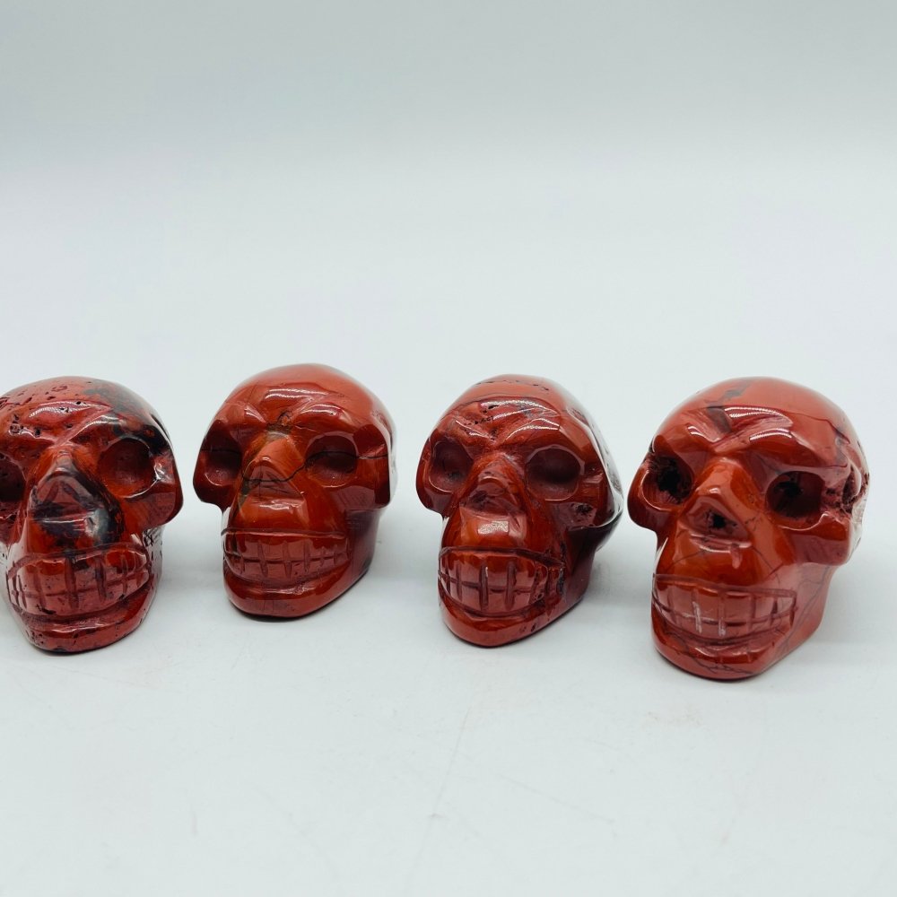 Red Jasper Skull Carving Wholesale -Wholesale Crystals