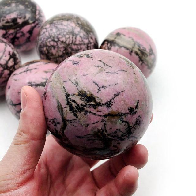 Rhodonite ball -Wholesale Crystals