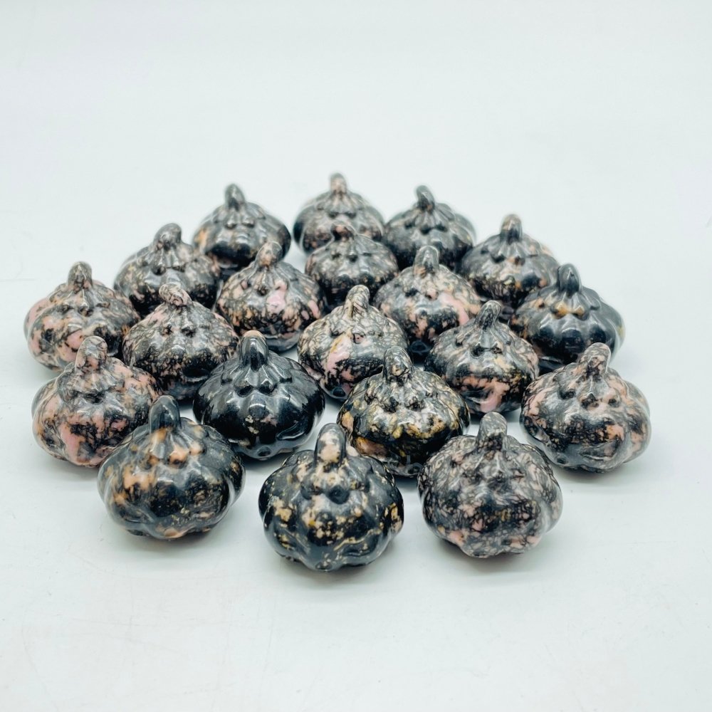 Rhodonite Pumpkin Carving Wholesale -Wholesale Crystals