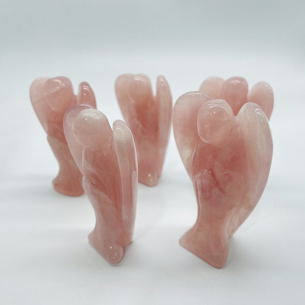 Rose Quartz Angel Carving Wholesale -Wholesale Crystals