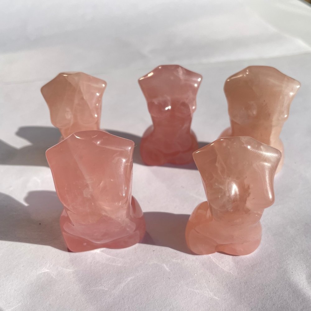 Rose Quartz Goddess Carved Wholesale -Wholesale Crystals