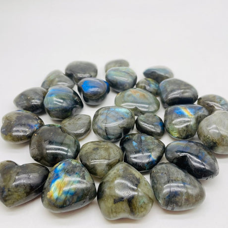 Small Labradorite Heart Wholesale -Wholesale Crystals