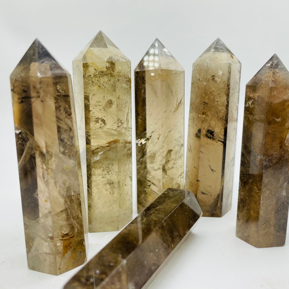 Smoky Quartz Crystal Point Tower Wholesale -Wholesale Crystals