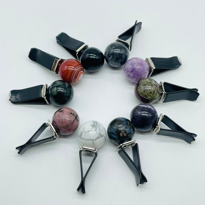 Spheres Crystal Car Air Vent Clips Wholesale Car Accessories -Wholesale Crystals