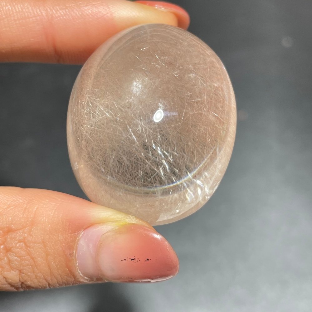 Super Clear Pink Silver Rutile Quartz Crystal -Wholesale Crystals