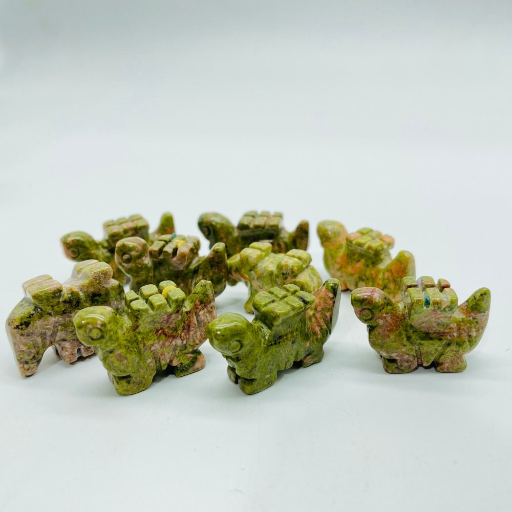 Unakite Dinosaur Carving Animals Wholesale -Wholesale Crystals