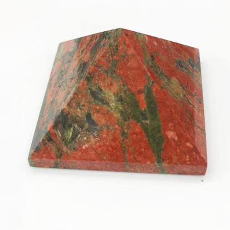 Unakite pyramid -Wholesale Crystals