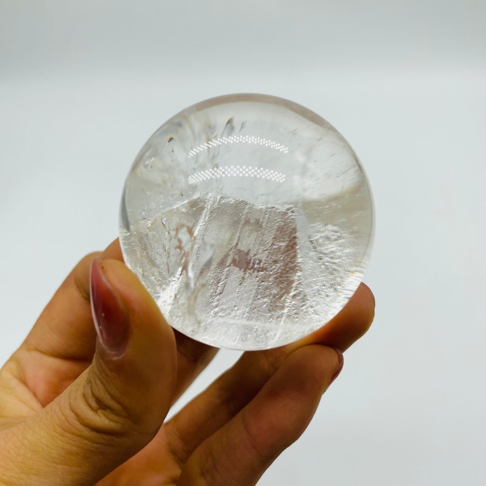 Unique Quartz In Quartz Clear Crystal Sphere -Wholesale Crystals
