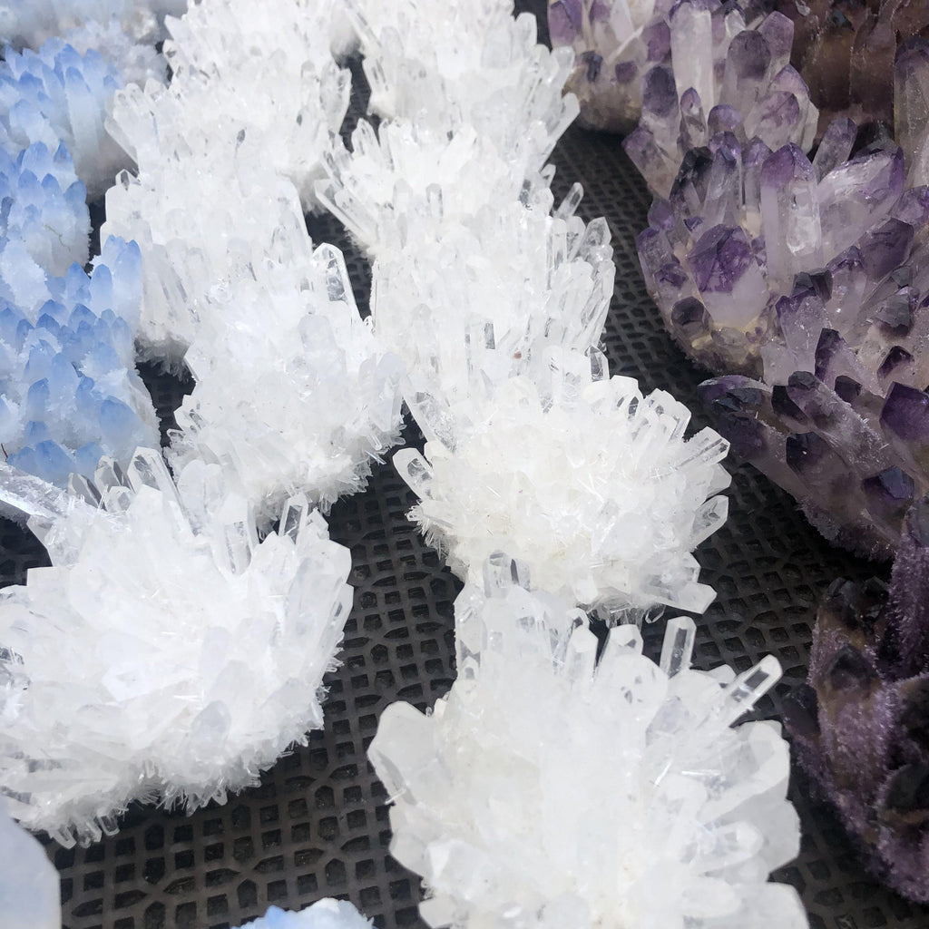 White Aura Crystal Cluster -Wholesale Crystals