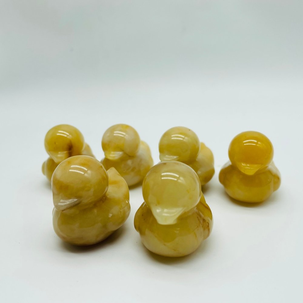 Yellow Agate Duck Carving Wholesale -Wholesale Crystals