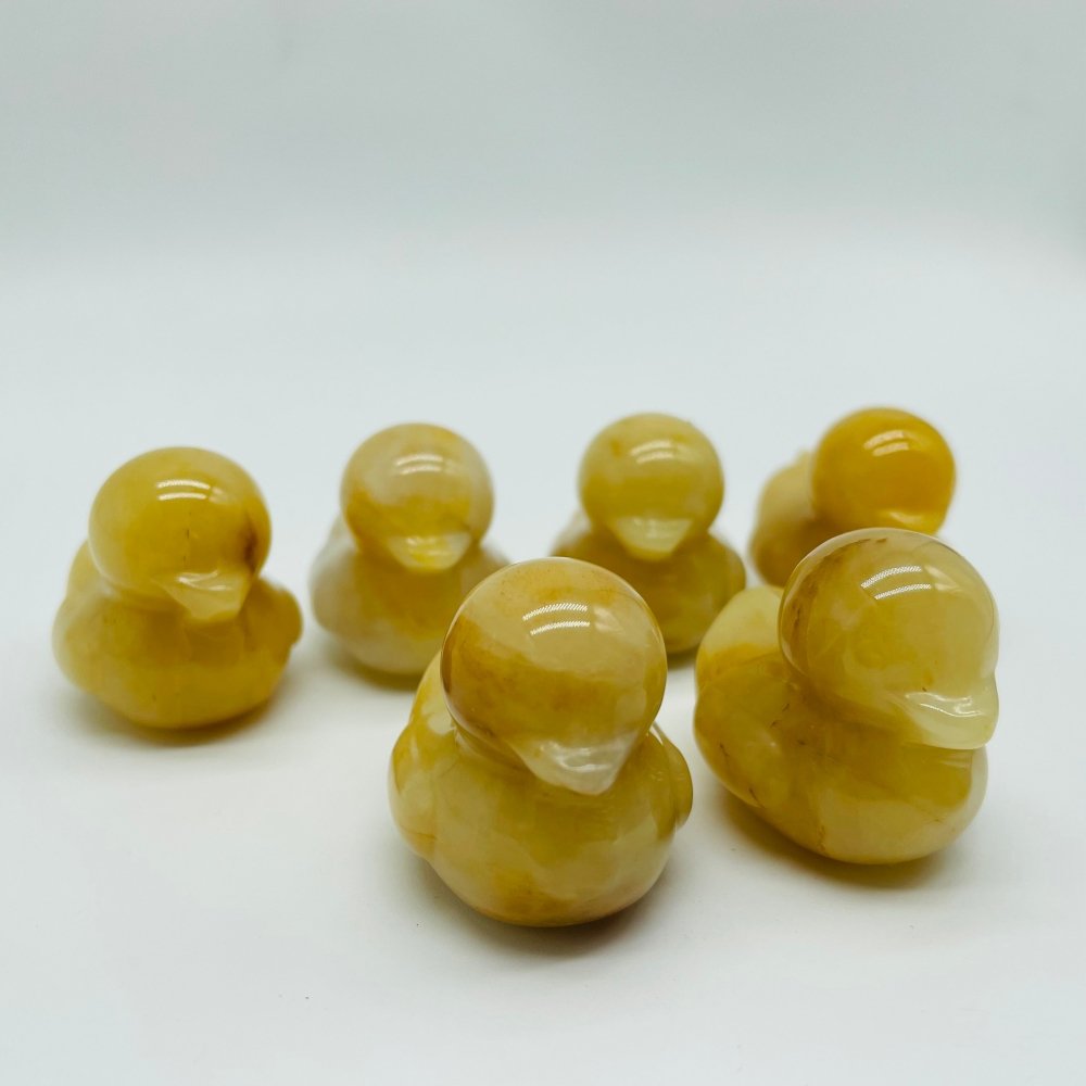 Yellow Agate Duck Carving Wholesale -Wholesale Crystals