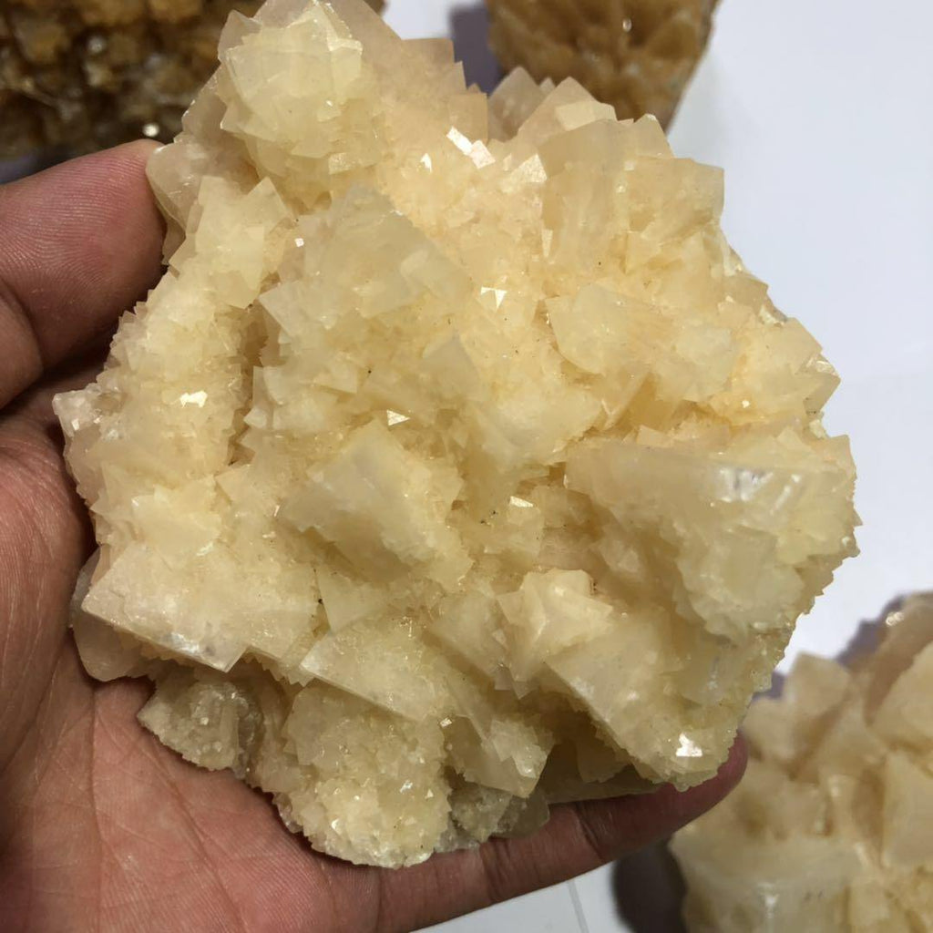 yellow calcite cluster -Wholesale Crystals