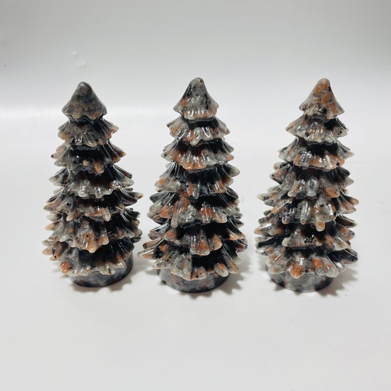 Yooperlite Stone Christmas Tree Carving Wholesale -Wholesale Crystals