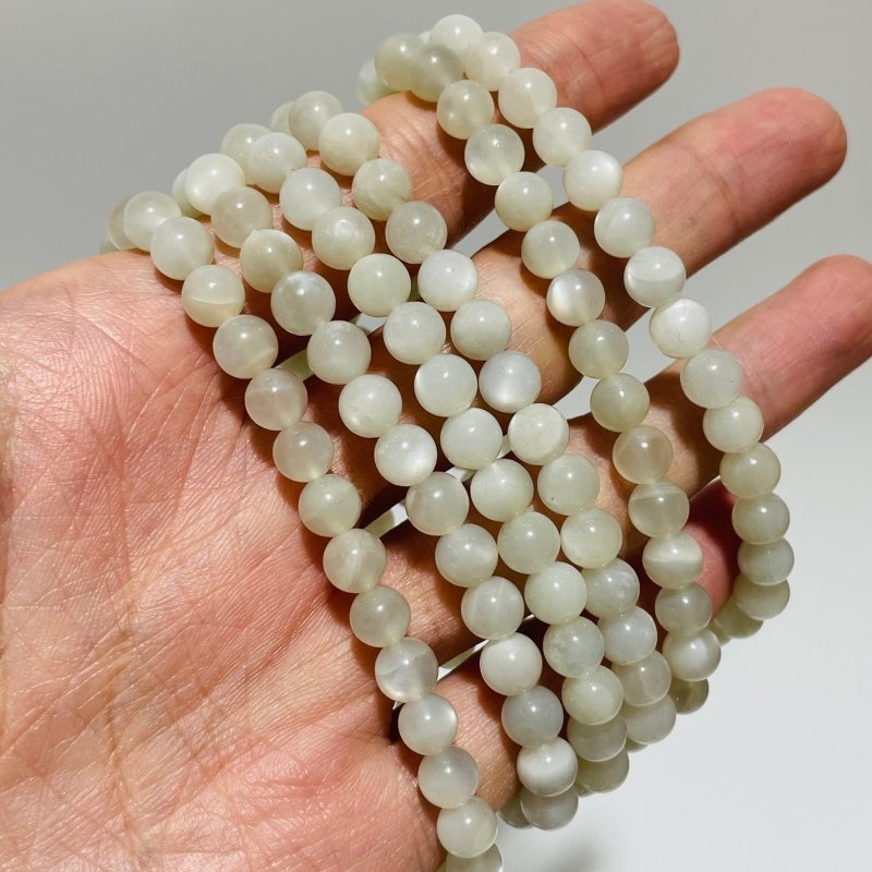 White Moonstone Bracelet 