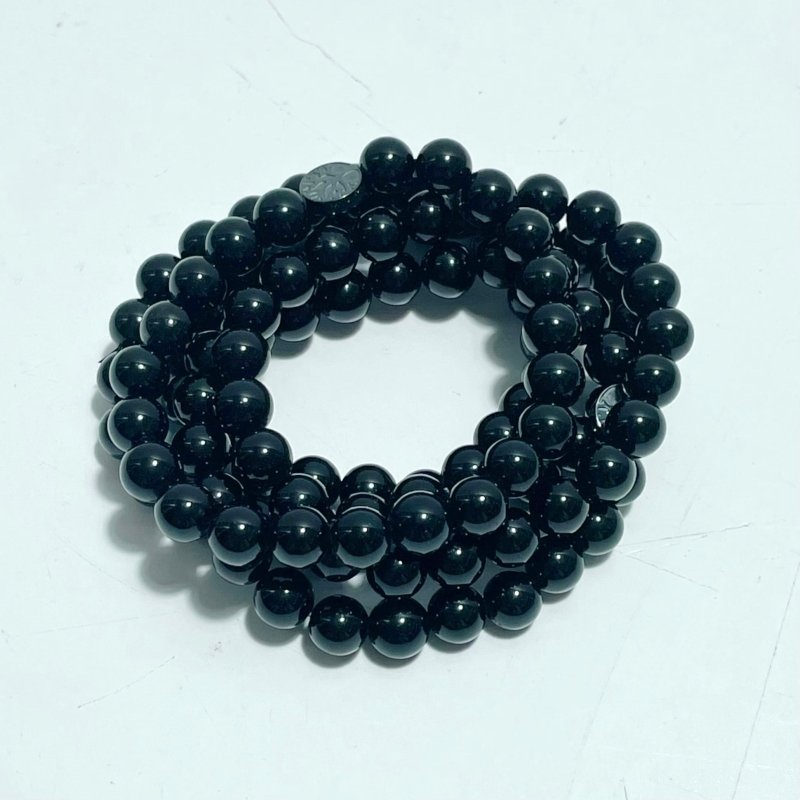 0.31in Obsidian Mixed Hematite Tree of Life Bracelet Wholesale - Wholesale Crystals