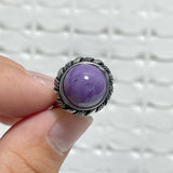 29 Pieces Charoite Different Styles Ring #7