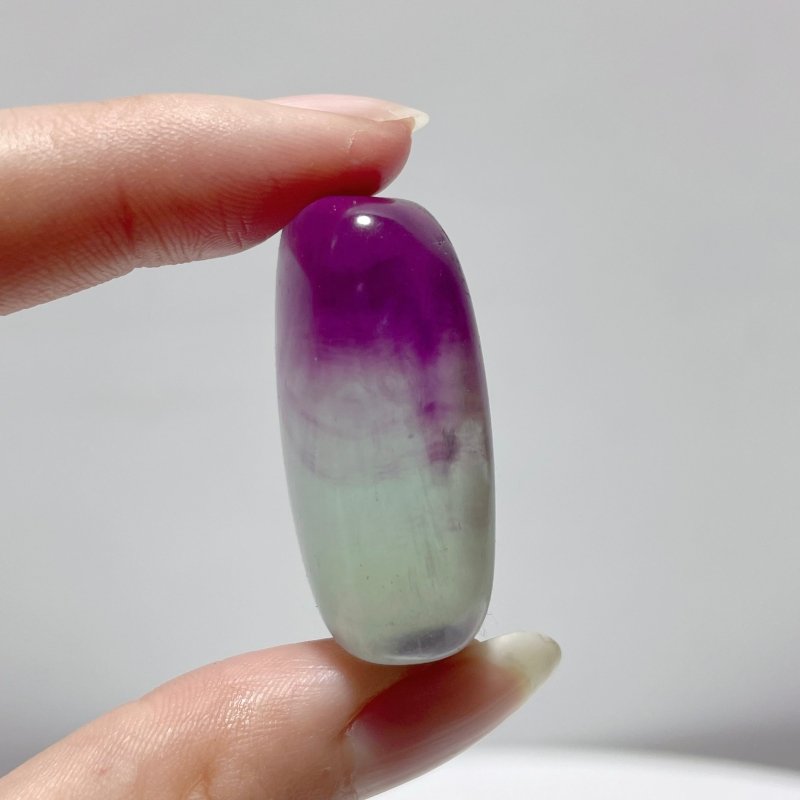 0.7 - 1.7in Rainbow Fluorite Tumbled Wholesale - Wholesale Crystals