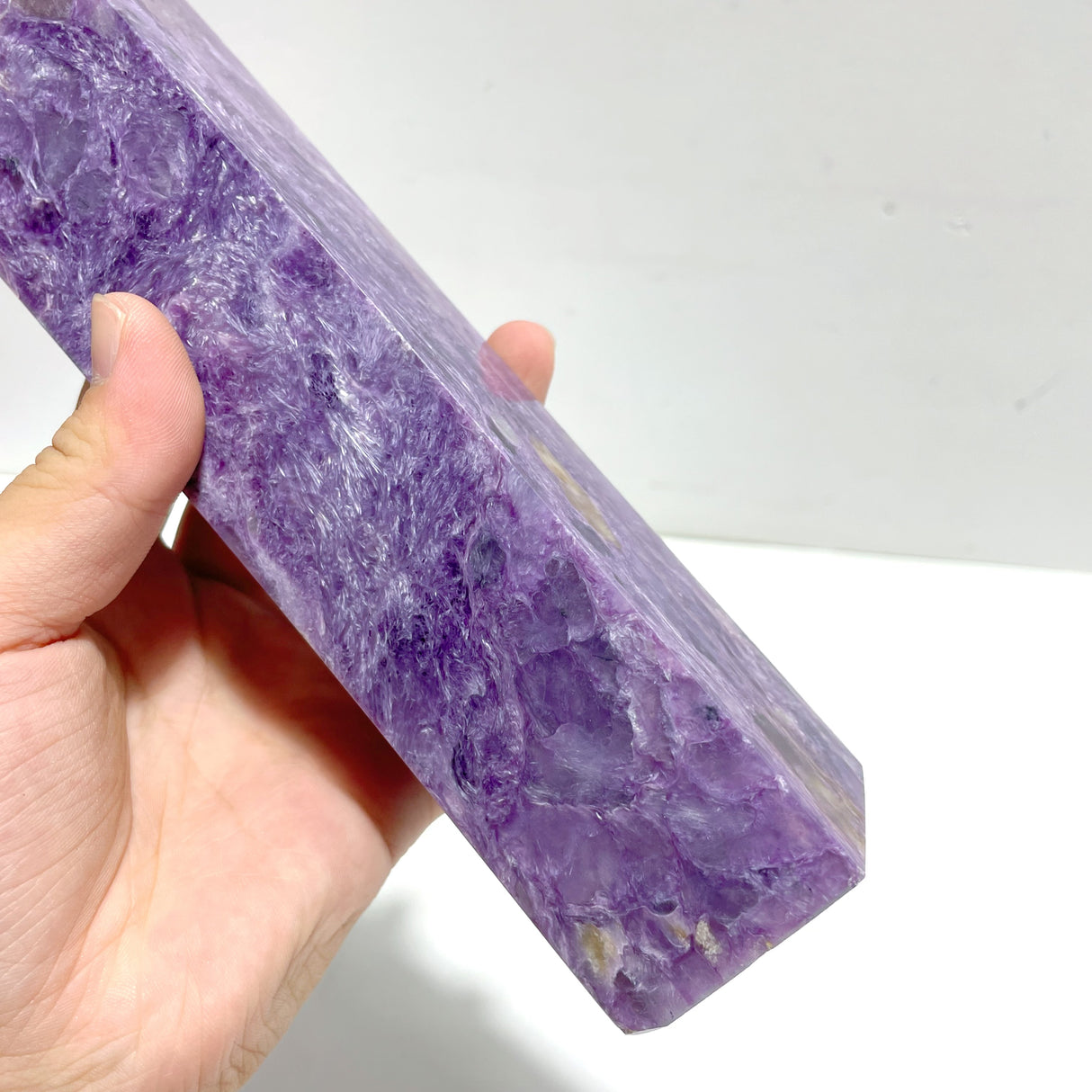 Unique 23CM Charoite Tower Point