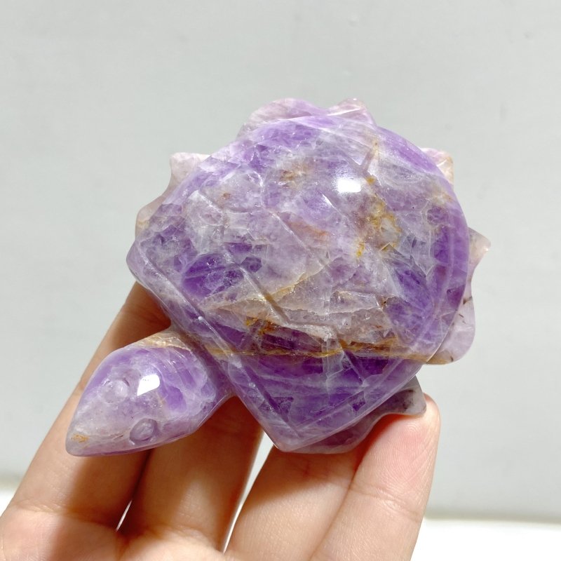 10 Pieces Amethyst Mixed Agate Turtle Carving -Wholesale Crystals