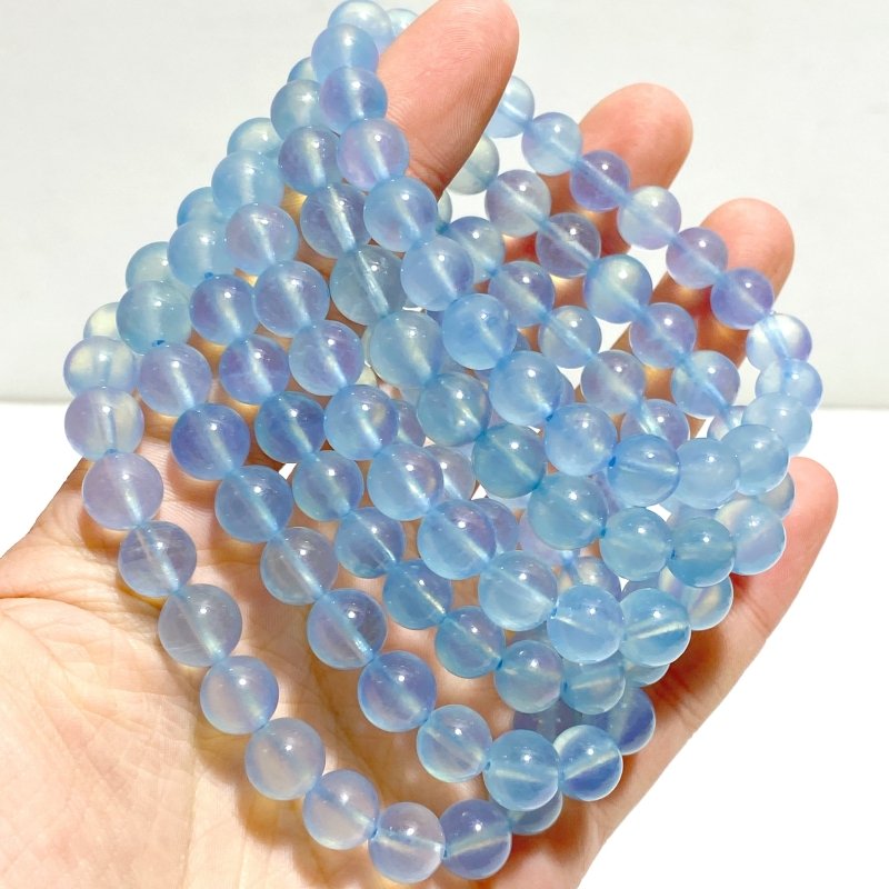 10 Pieces Aquamarine Bracelets - Wholesale Crystals