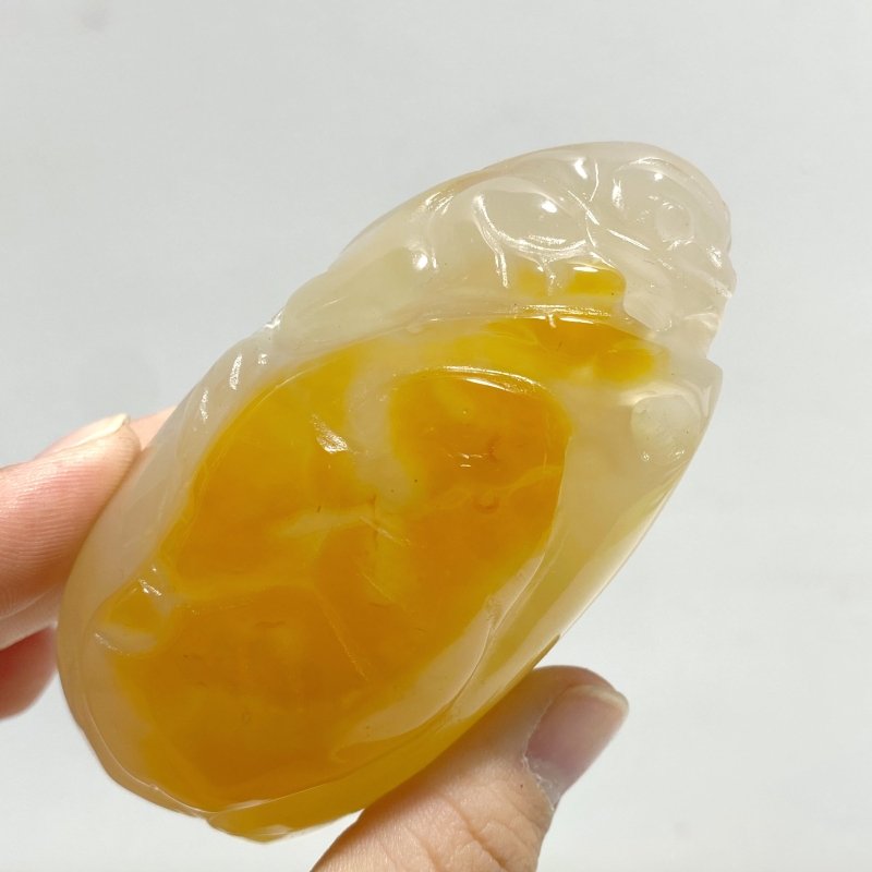 10 Pieces Beautiful Agate Tiger Carving - Wholesale Crystals